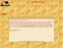 Tablet Screenshot of laenderinfos.wuestenschiff.de